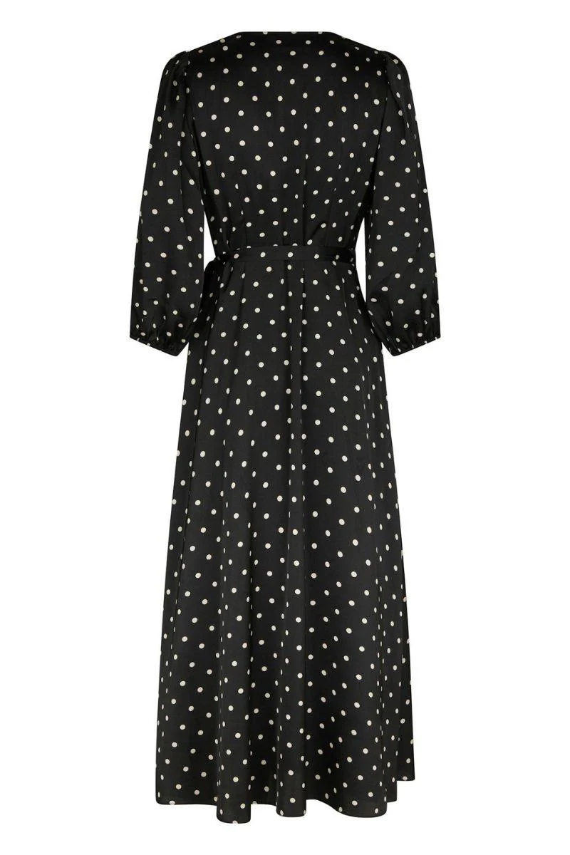 Malinga Dot Dress | Black | Kjole fra Neo Noir - Image 3