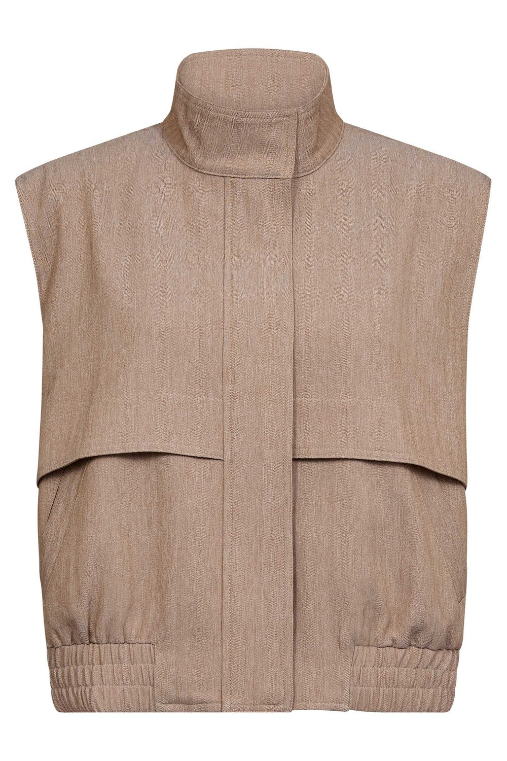 Marlo Vest 40063 | Sand | Blazer fra Co'couture - Image 2