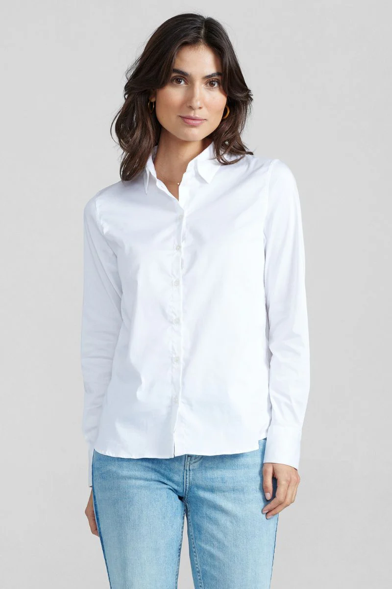 Martina Shirt | Hvid | Skjorte fra Mos Mosh - Image 12