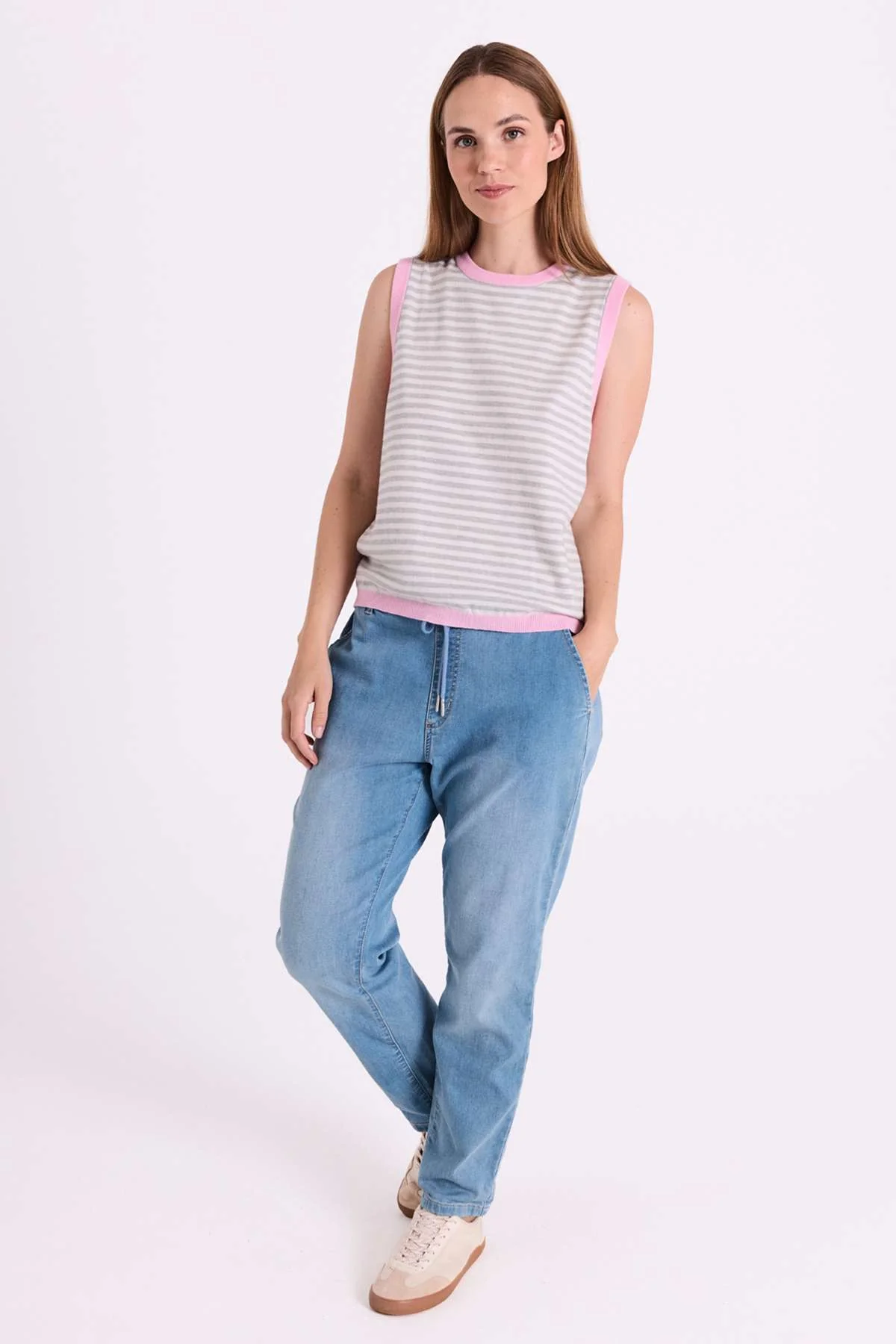Marvin Pants 204304 | Light Blue Denim | Bukser fra Freequent - Image 7