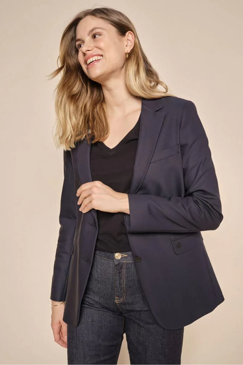 Mary Night Blazer | Navy | Blazer fra Mos Mosh - Image 18