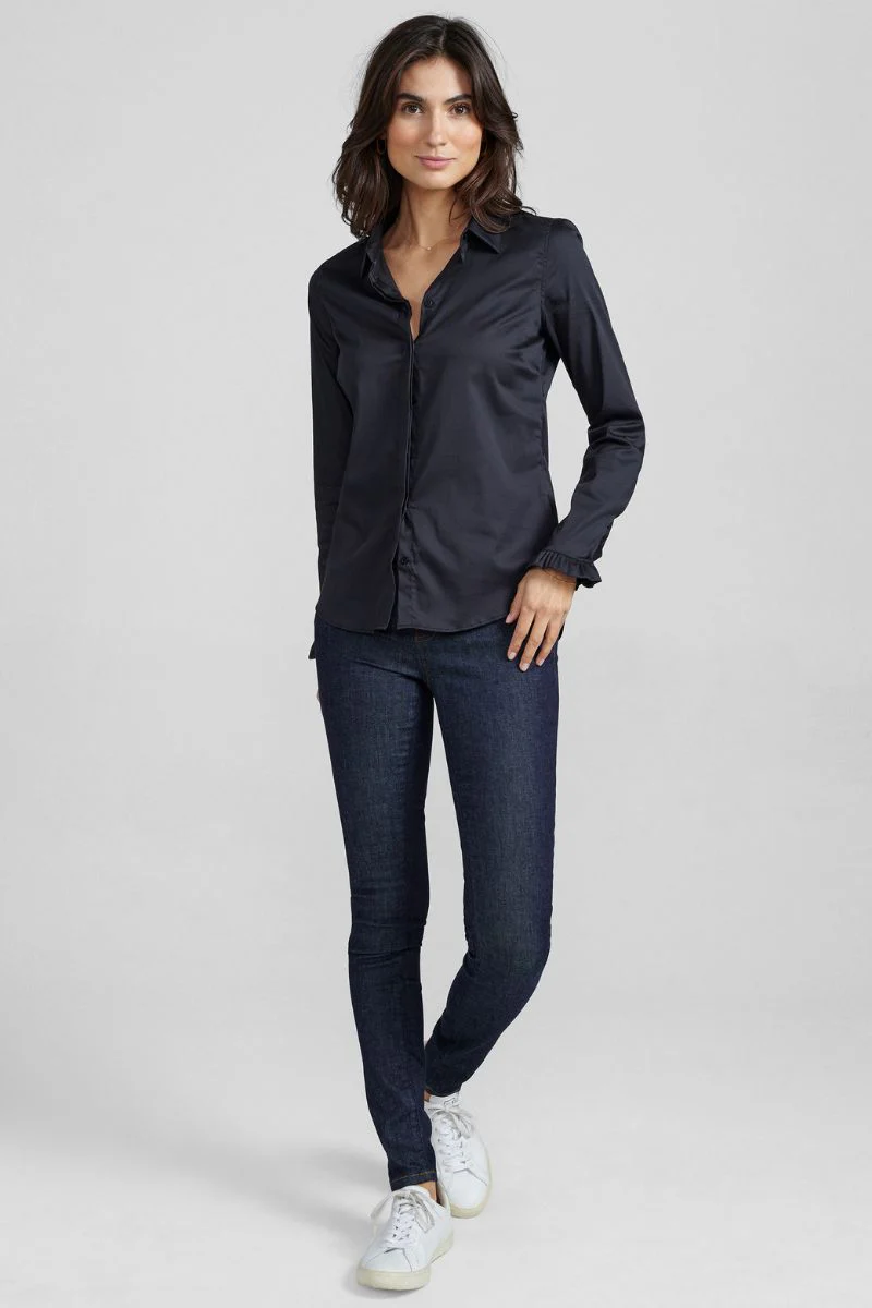 Mattie Flip Shirt | Black | Shirts fra Mos Mosh - Image 11