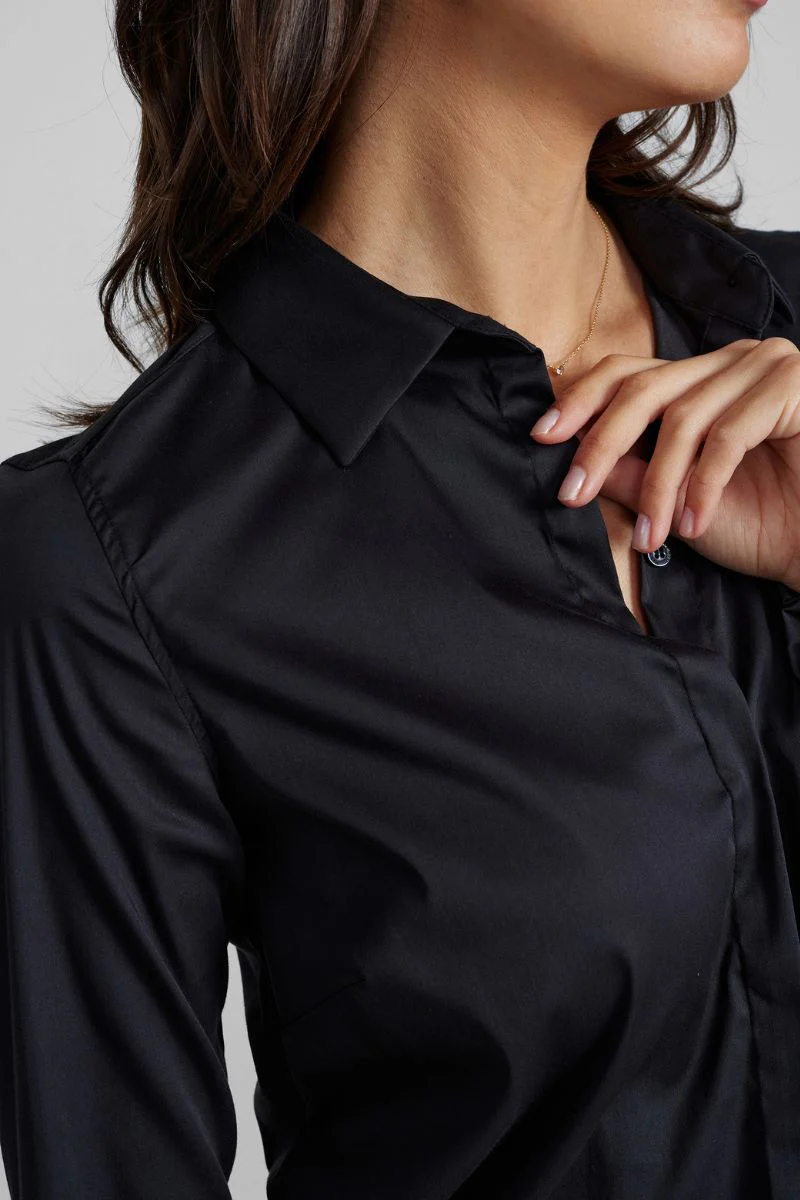 Mattie Flip Shirt | Black | Shirts fra Mos Mosh - Image 13