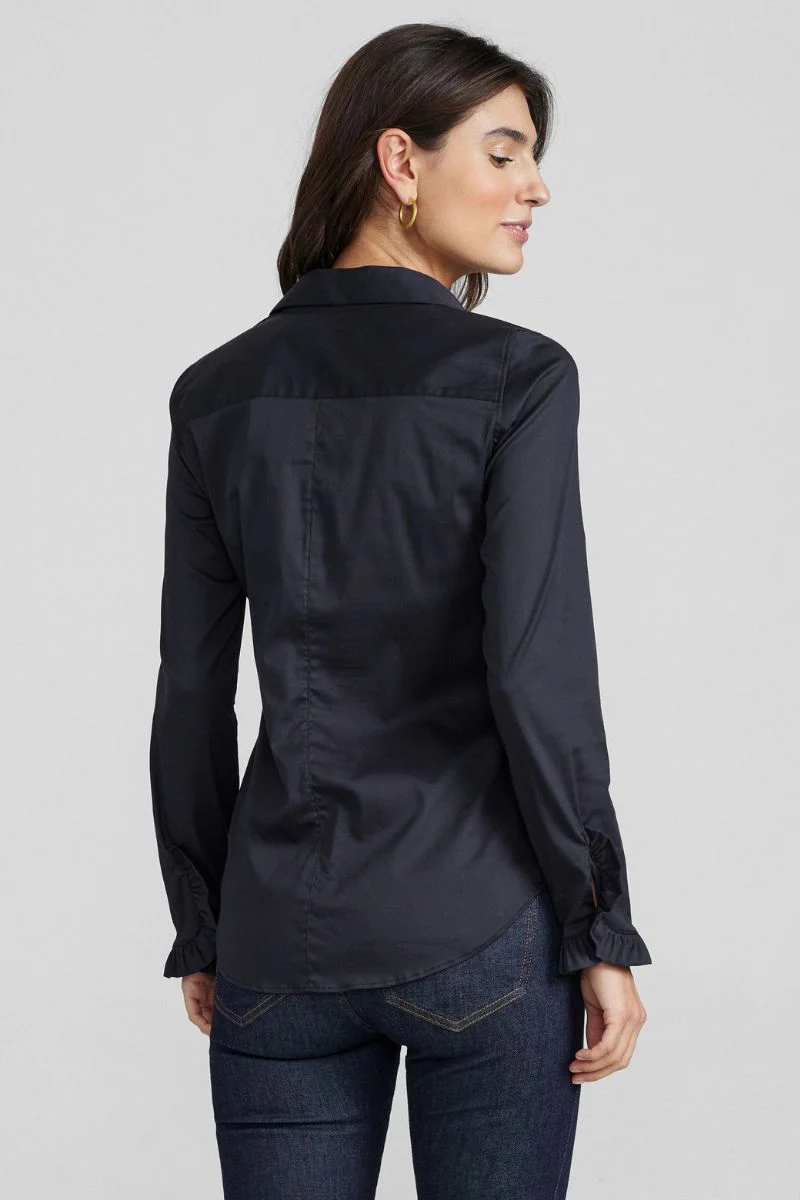 Mattie Flip Shirt | Black | Shirts fra Mos Mosh - Image 14
