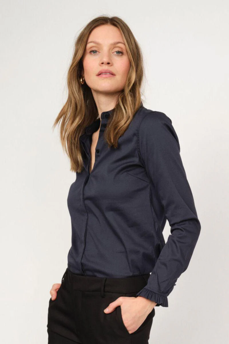 Mattie Flip Shirt | Black | Shirts fra Mos Mosh - Image 5