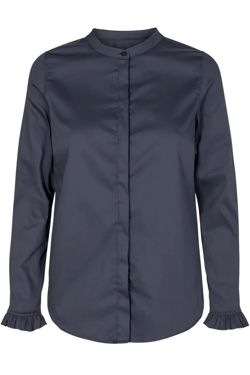 Mattie Shirt | Night Blue | Skjorte fra Mos Mosh - Image 2