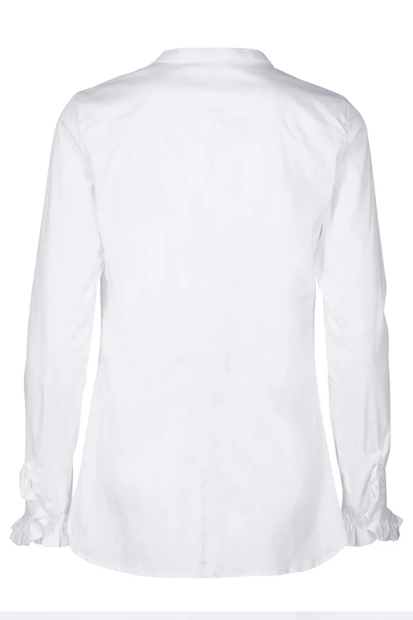 Mattie Sustainable Shirt | White | Skjorte fra Mos Mosh - Image 9
