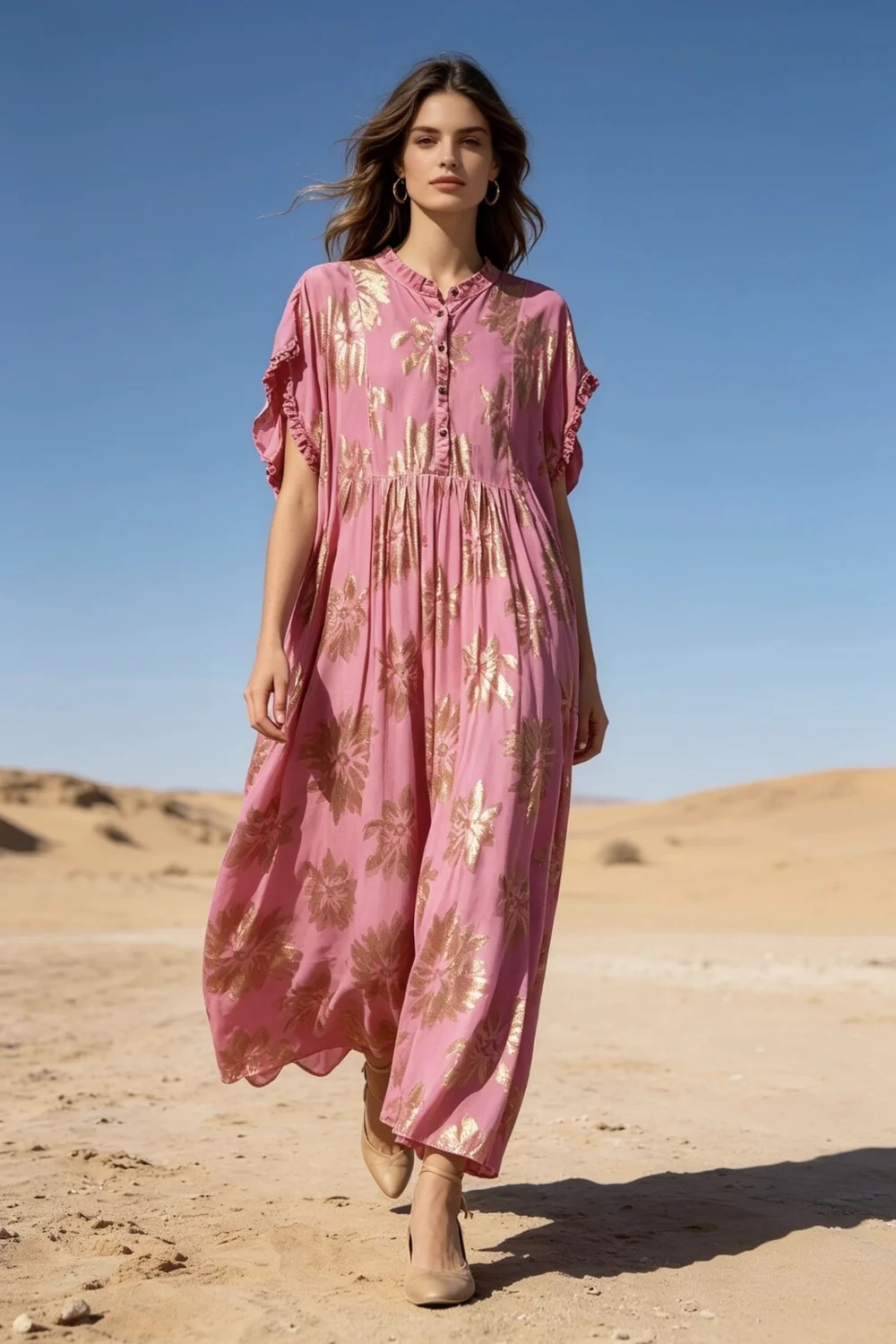 Maude Long Dress | Pink