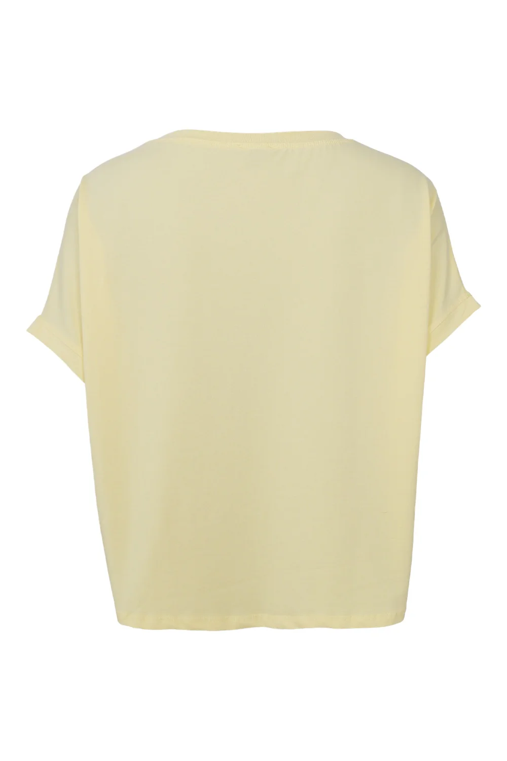 May Loose Blouse | Pastel Yellow | Top fra Black Colour - Image 2