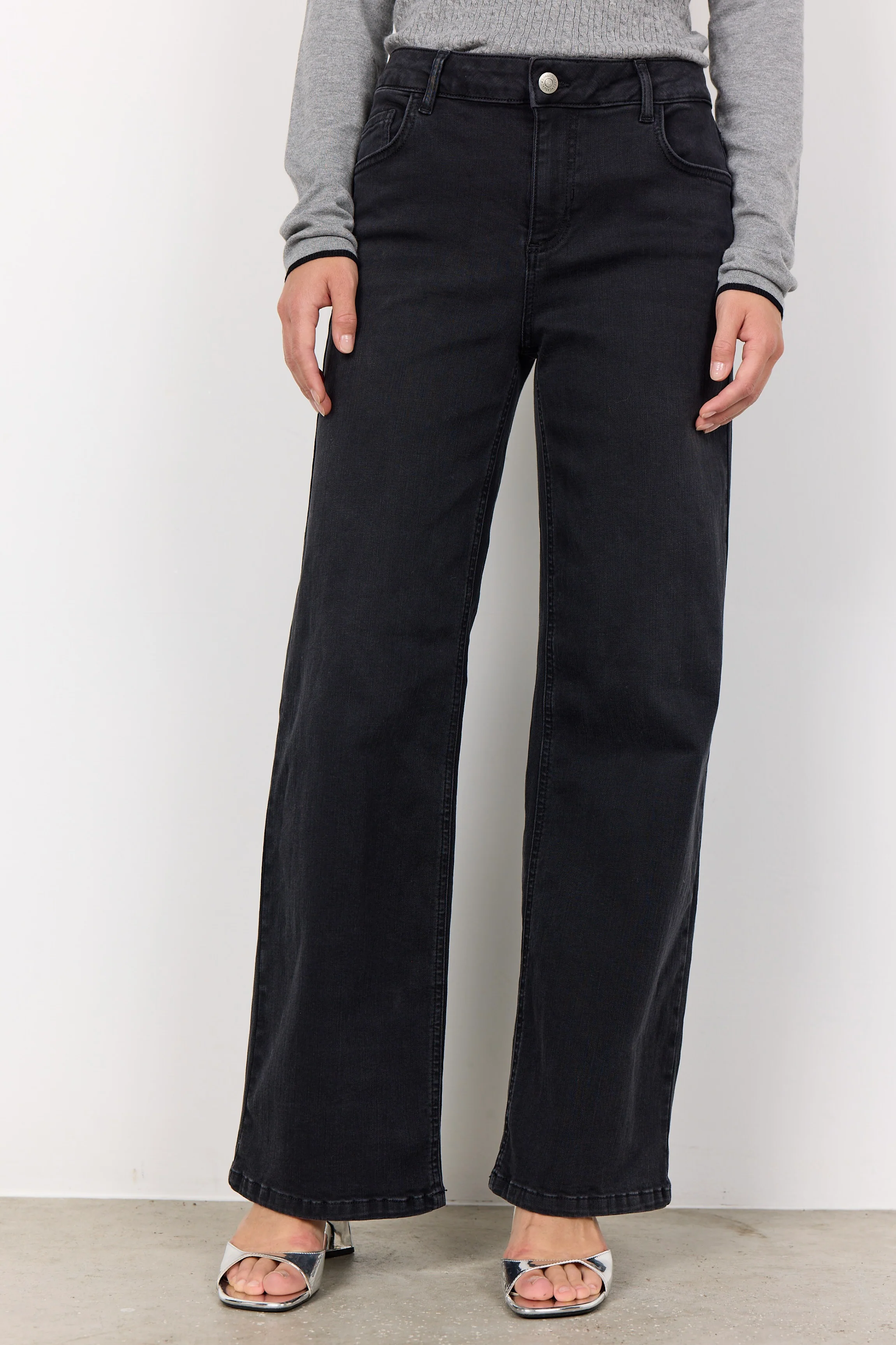 Maya Jeans | Mørkegrå | Jeans fra French Laundry