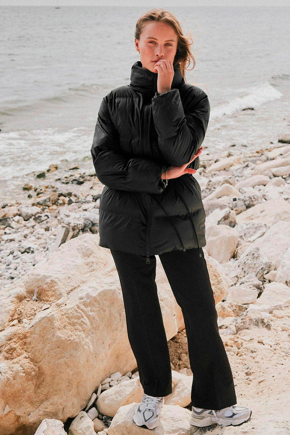 Mayra C Puffer Jacket | Black | Jakke fra Neo Noir - Image 3