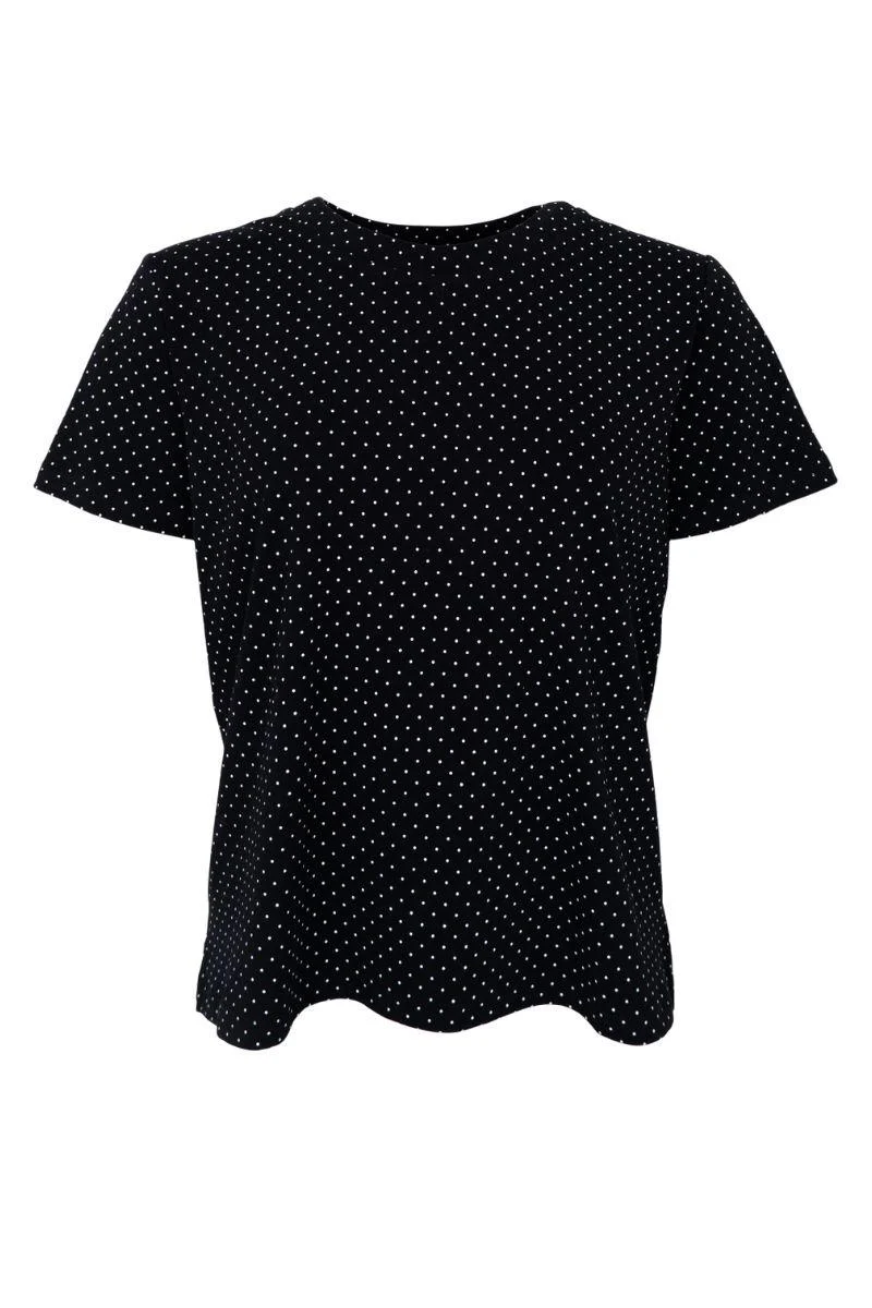 Mayra Ss Tee | Black | T-Shirt fra Black Colour - Image 2