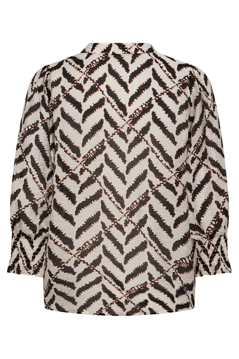 Memphiscc Ss V-Blouse | Off White | Skjorte fra Co'Couture - Image 4