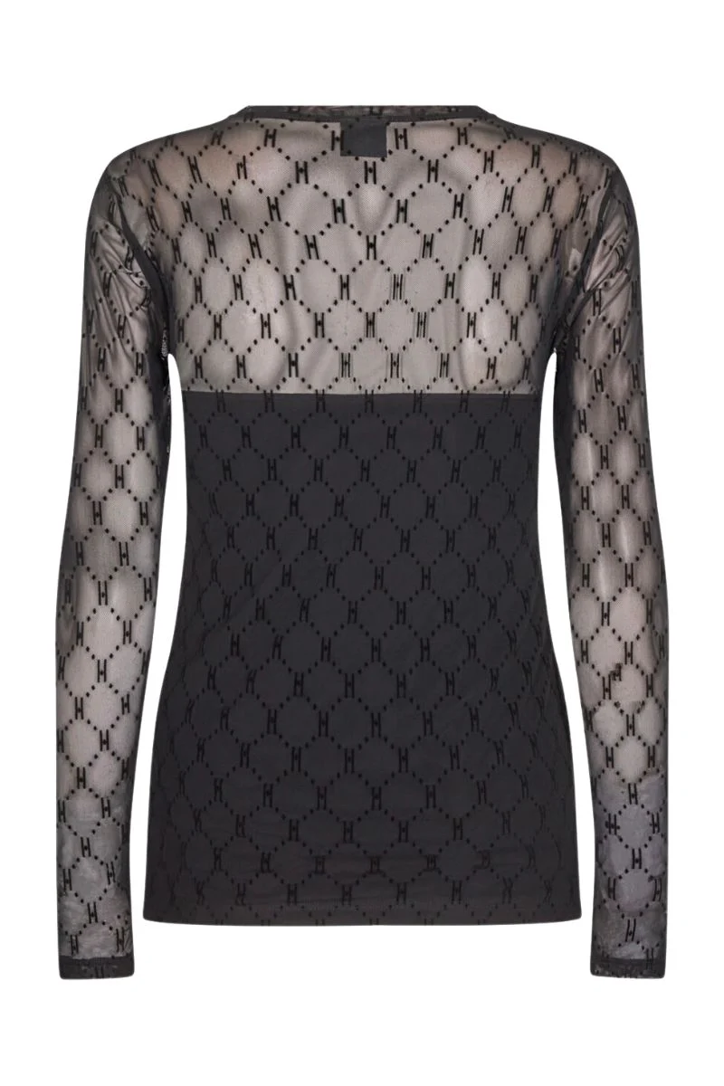 Mesh Blouse | Black | Mesh Bluse fra Hype The Detail - Image 4