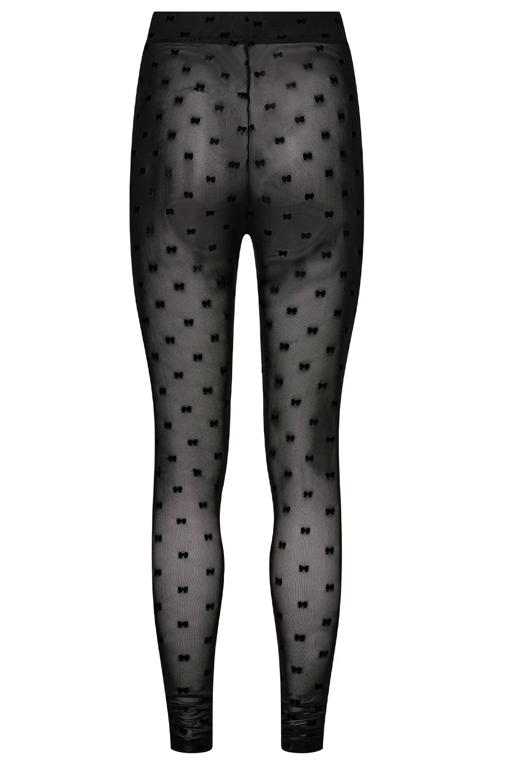 Mesh Legging | Black Flock Bow | Leggings fra Liberté - Image 3