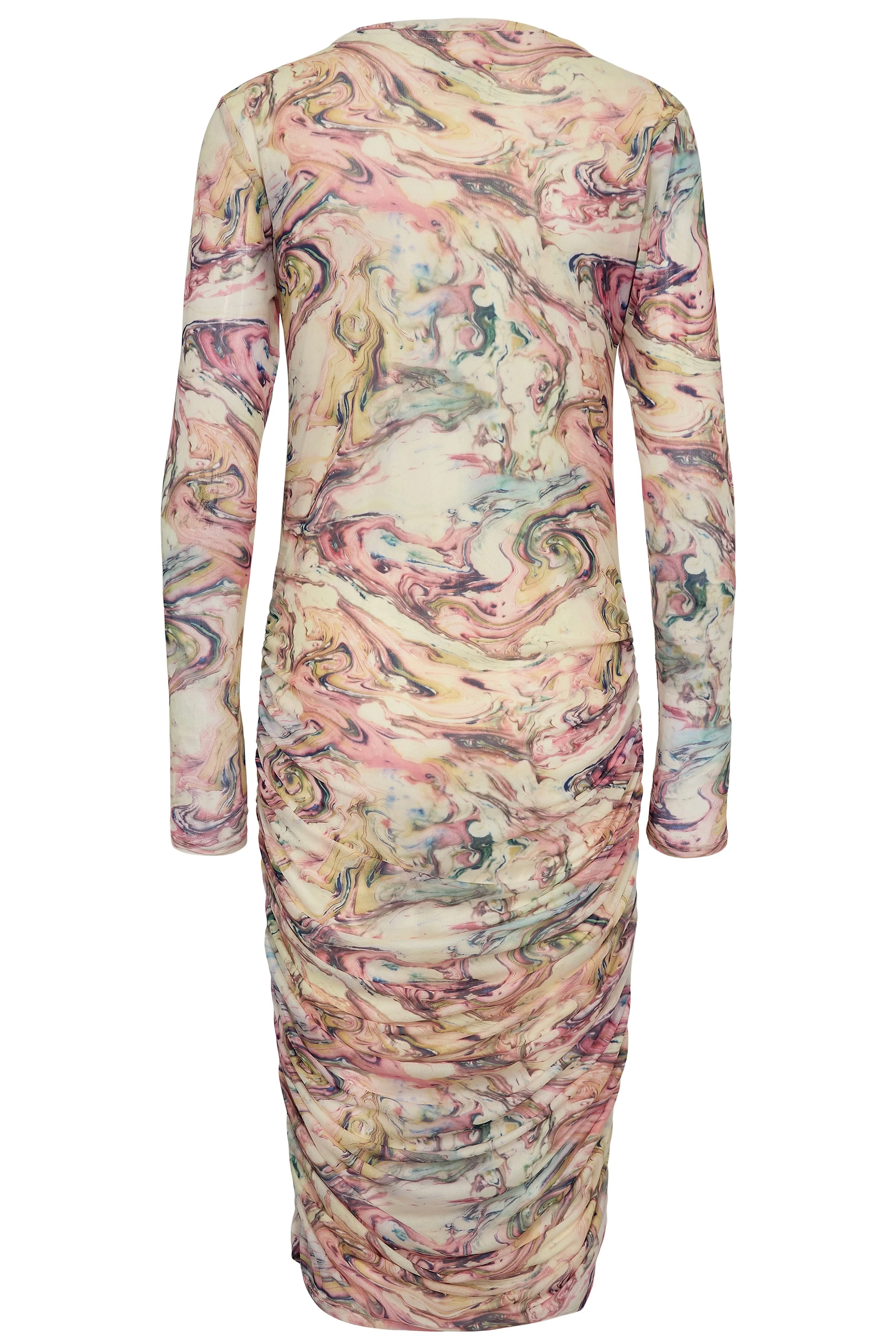 Mesh Ls Long Dress | Multi Marble | Kjole fra Liberté - Image 4