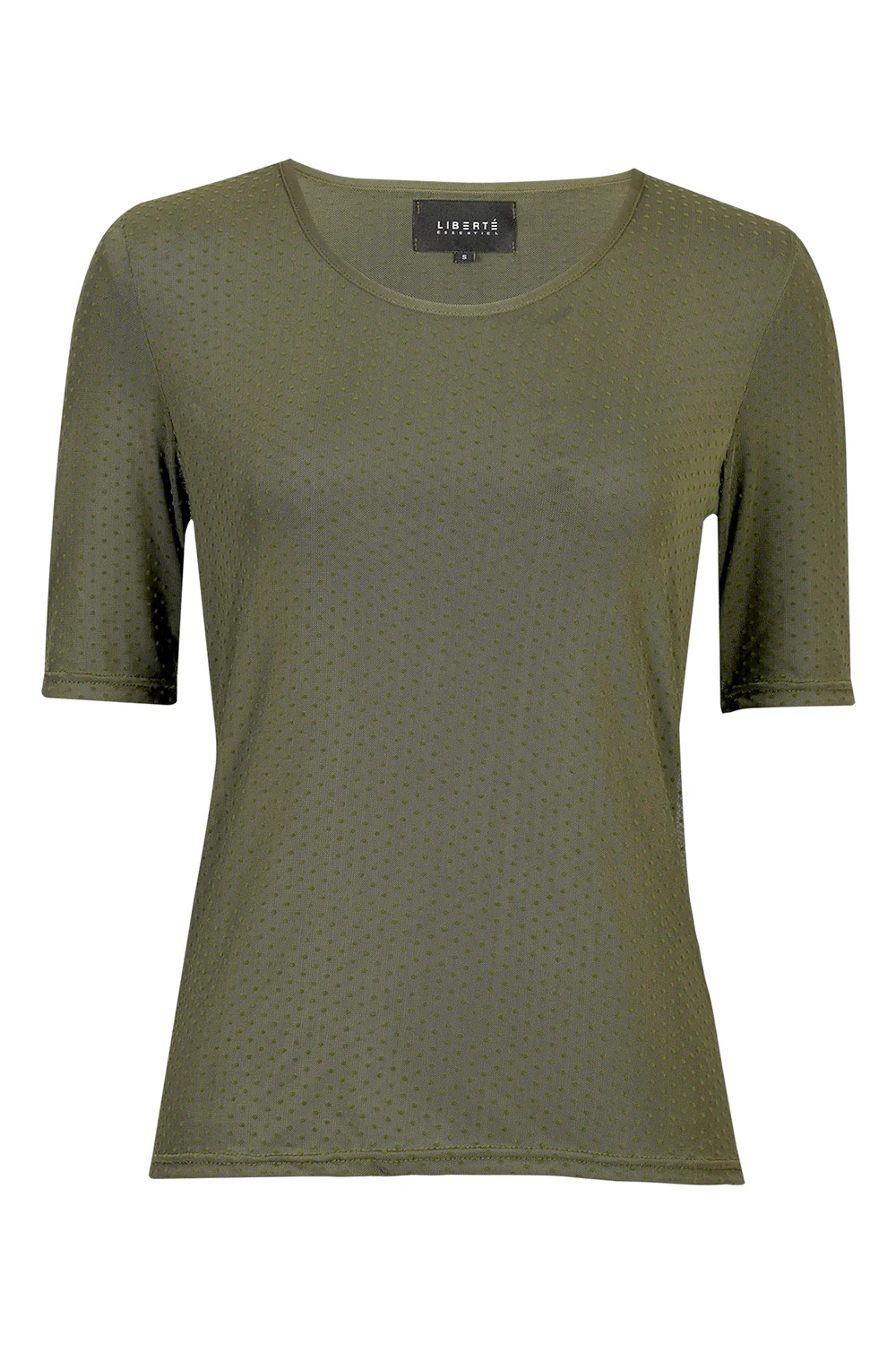 Mesh SS Tshirt Dot | Army
