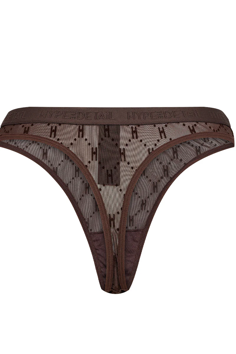 Mesh String | Brun | Trusser fra Hype the Detail - Image 2