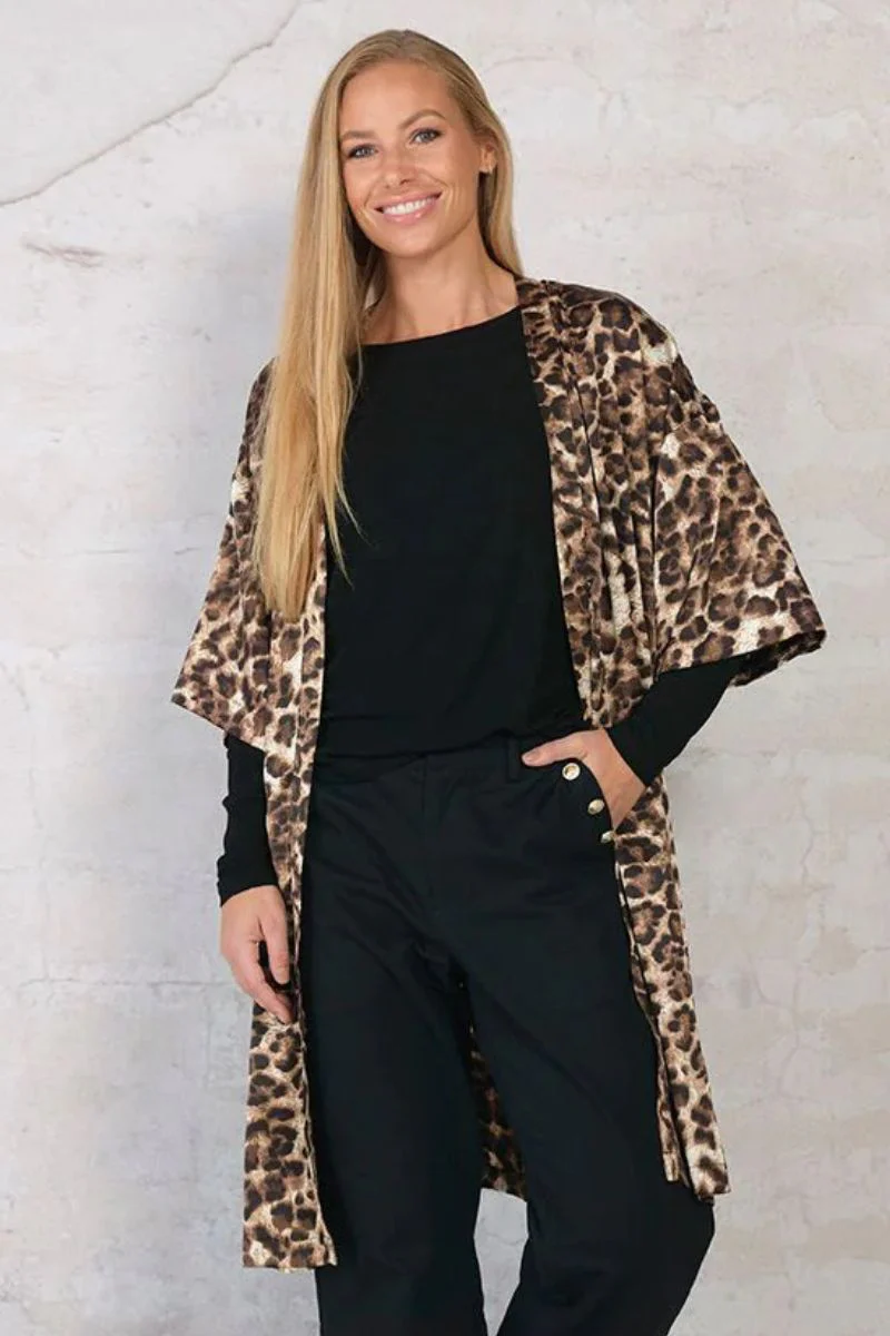 Mette Kimono | Leopard | Kimono fra Prepair - Image 3
