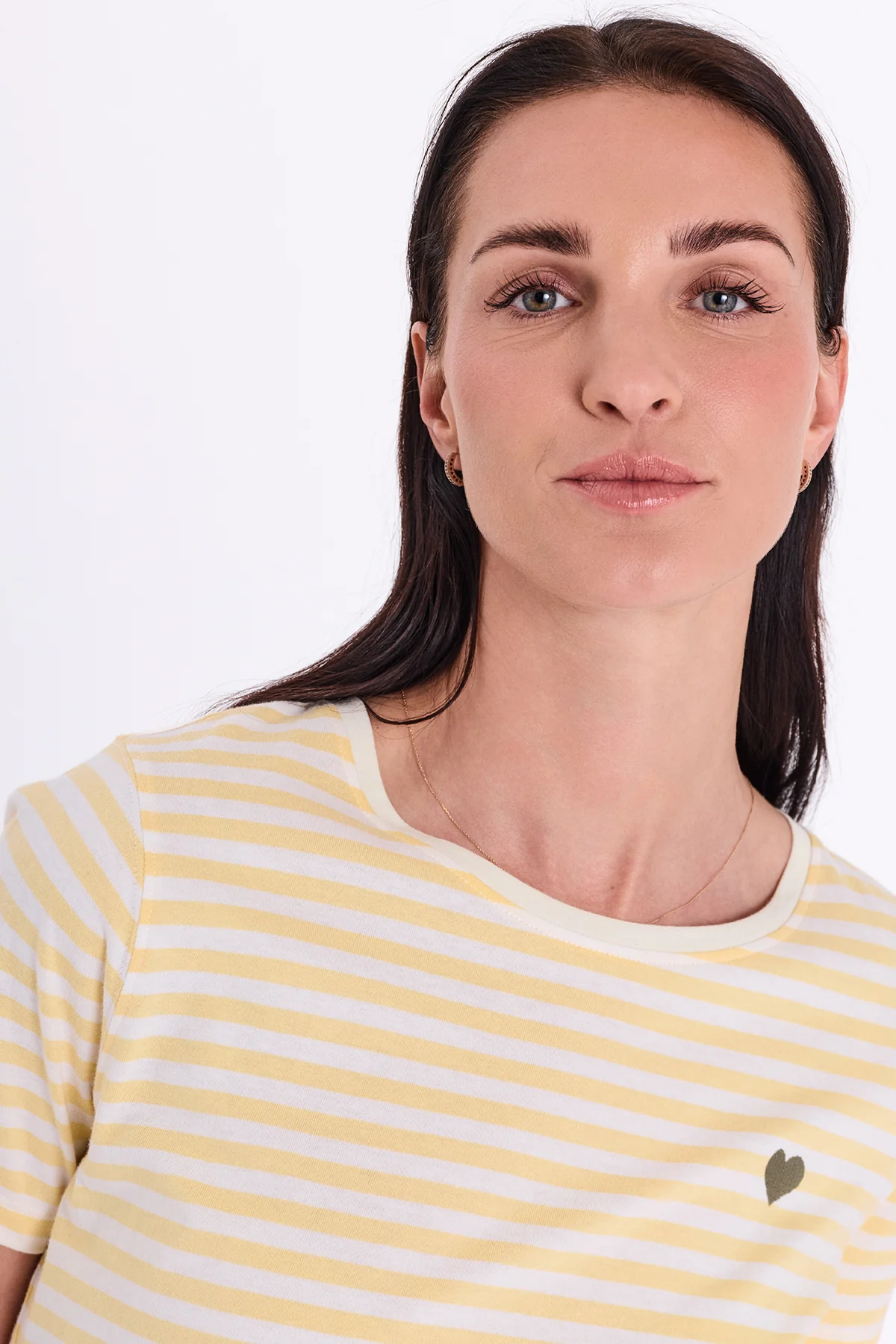Mian Tee 208288 | Star Off-White W. Golden Haze | T-Shirt fra Freequent - Image 4