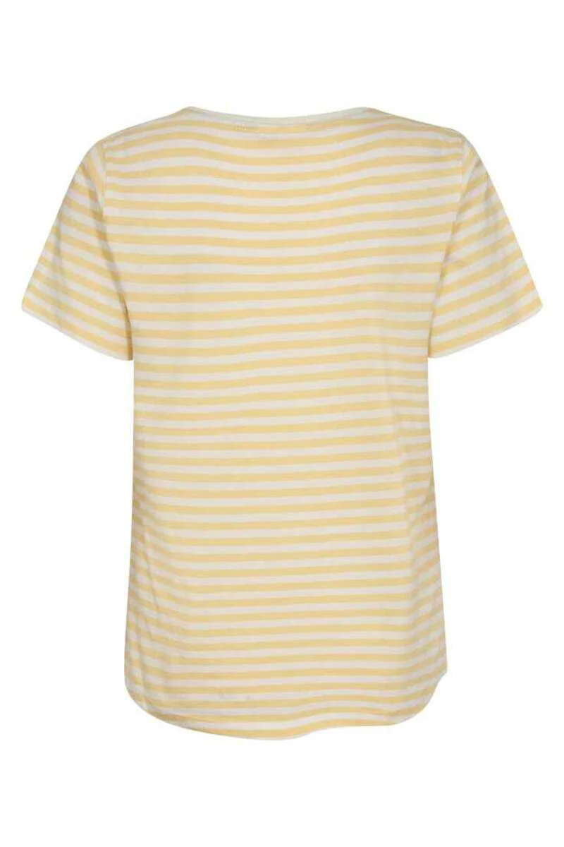 Mian Tee 208288 | Star Off-White W. Golden Haze | T-Shirt fra Freequent - Image 5
