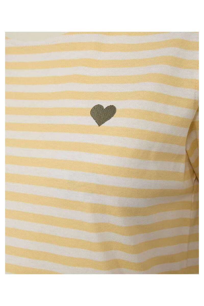 Mian Tee 208288 | Star Off-White W. Golden Haze | T-Shirt fra Freequent - Image 6