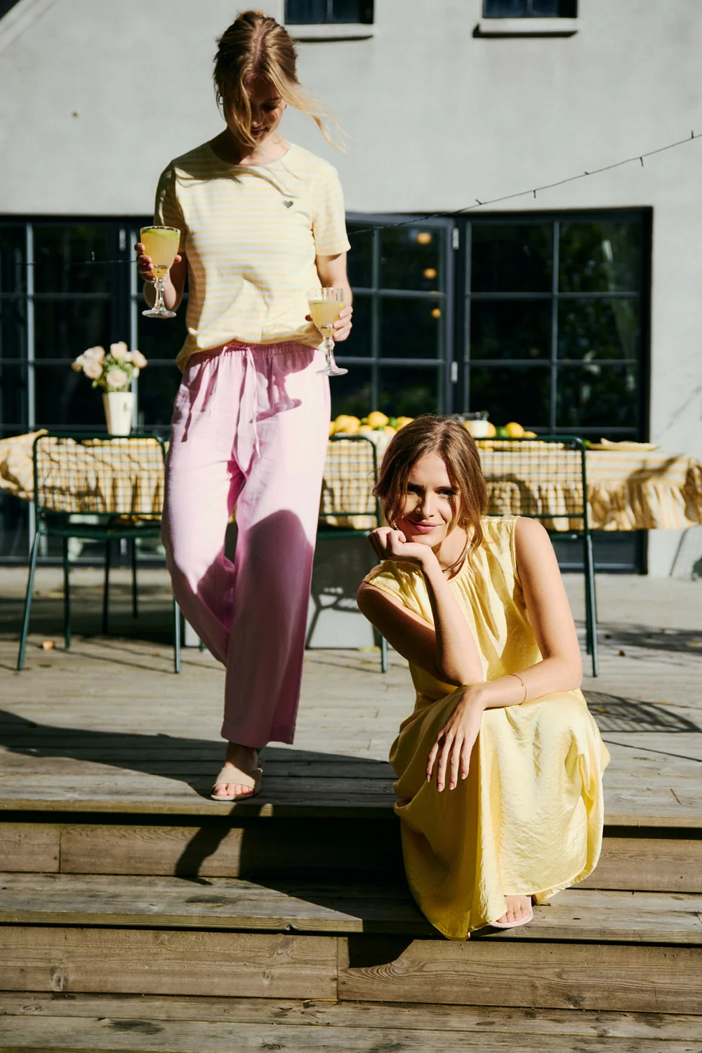 Mian Tee 208288 | Star Off-White W. Golden Haze | T-Shirt fra Freequent - Image 7