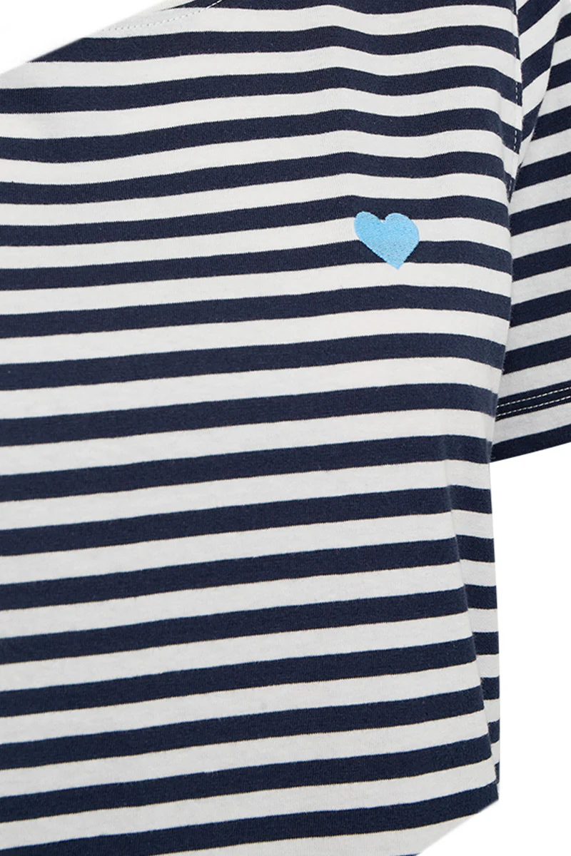 Mian Tee 208288 | Star Off-White W. Navy Blazer | T-Shirt fra Freequent - Image 2