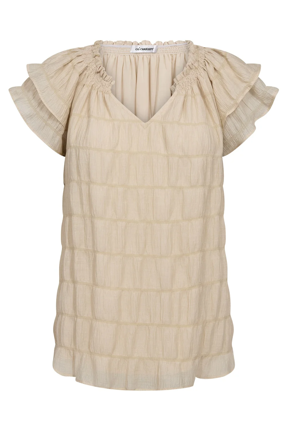 Michacc Sunrise Top | Bisquit | Skjorte fra Co'Couture - Image 2
