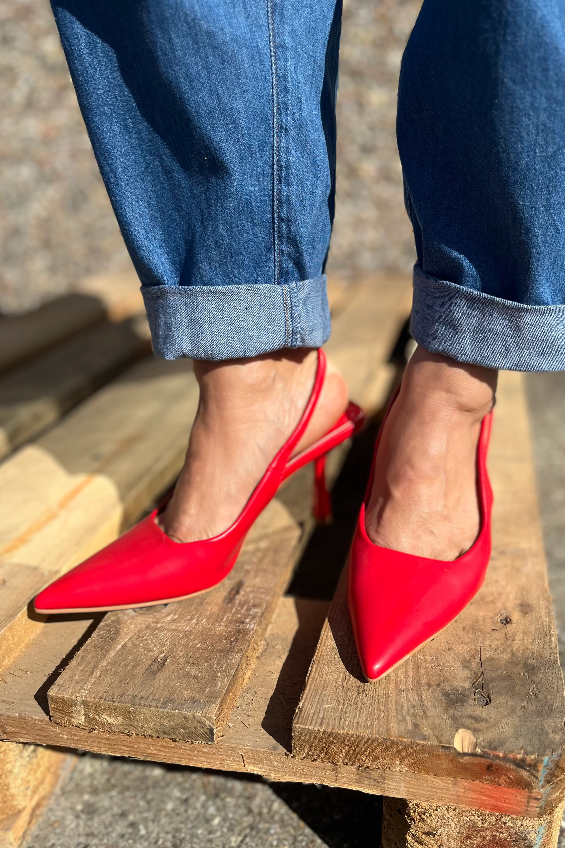 Midnight Glam Heels | Rød | Heels fra Avery - Image 3