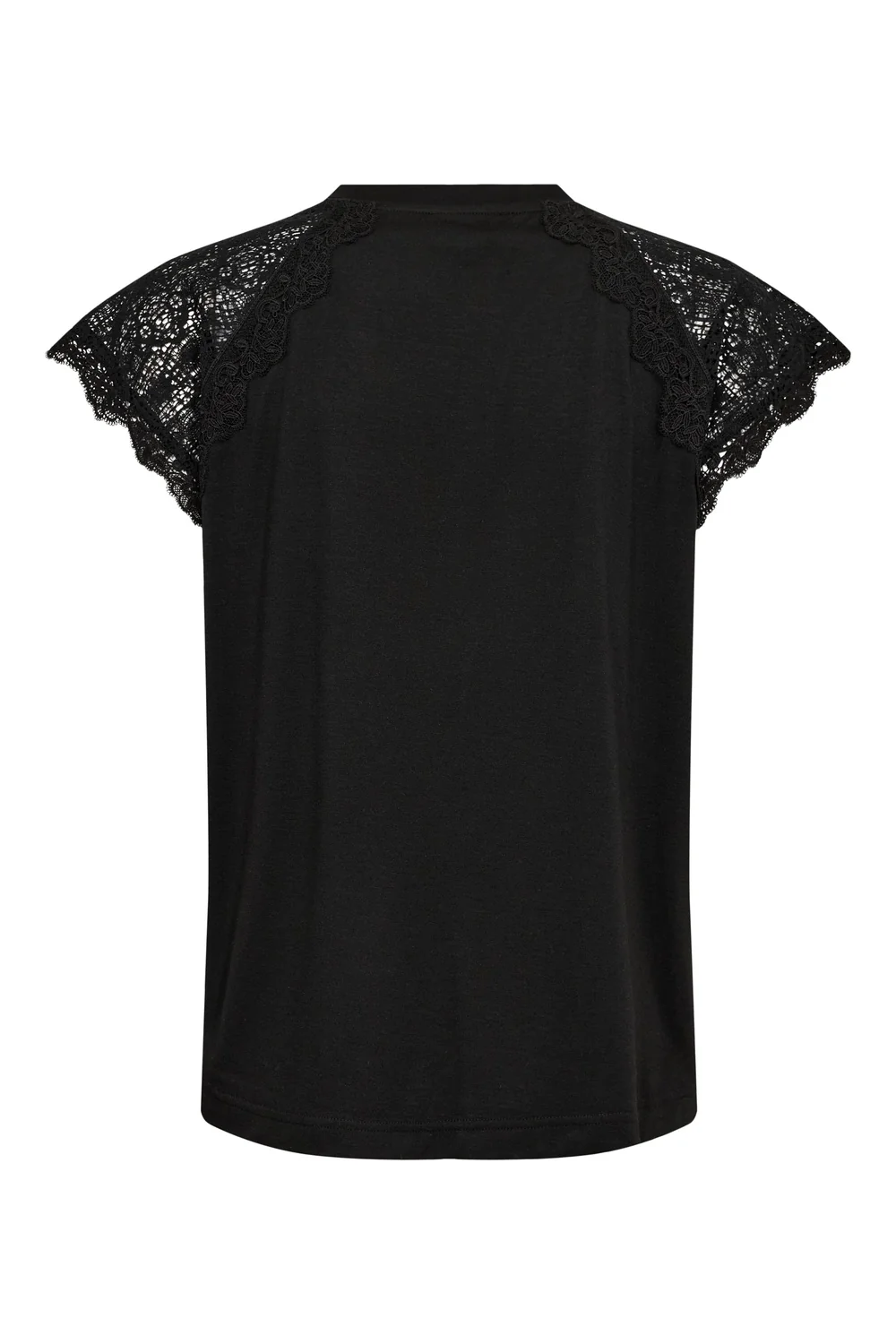 Milla Lace Tshirt | Black | T-Shirt fra Liberté - Image 4