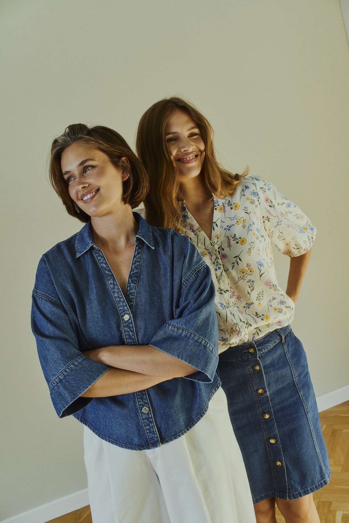 Milo Shirt 207843 | Medium Blue Denim | Skjorte fra Freequent - Image 6
