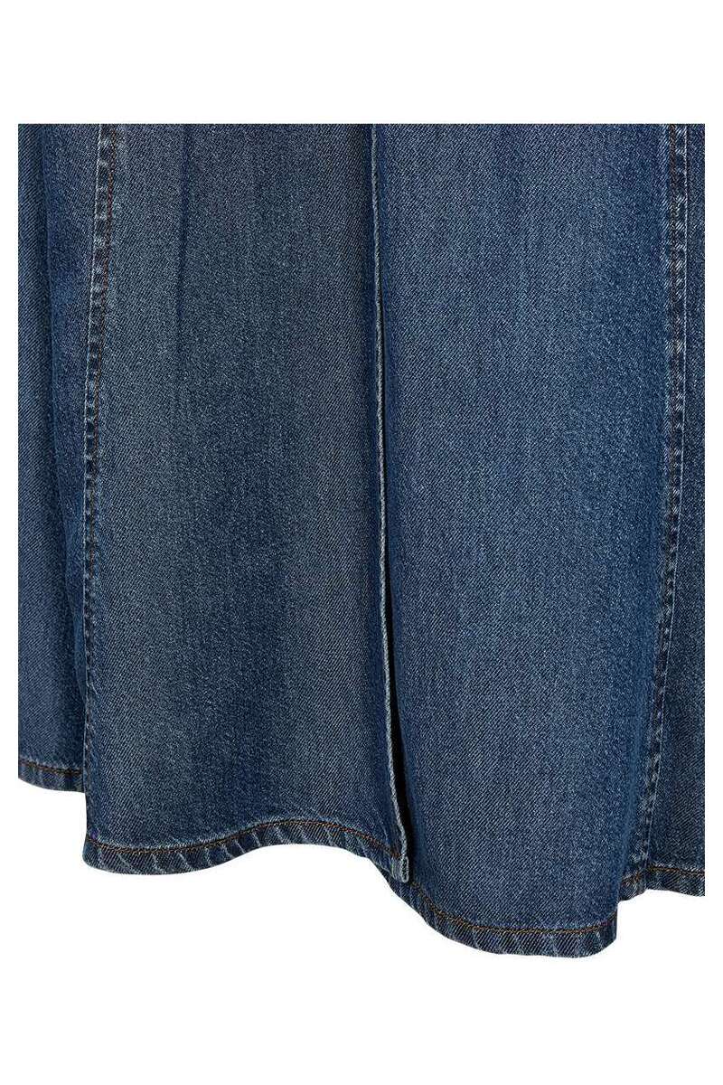Milo Skirt 208292 | Medium Blue Denim | Nederdel fra Freequent - Image 3