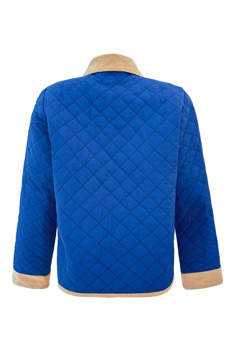 Mimi Quilt Corduroy Jacket | Navy Sand | Jakke fra Liberté - Image 4