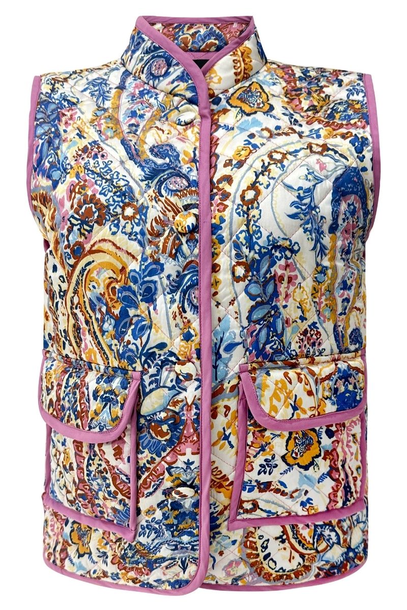 Mimi Vest | Blue Rose Paisley | Vest fra Liberté - Image 2