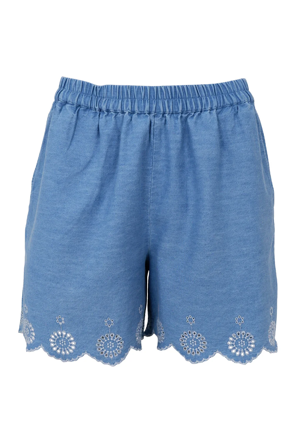 Minnie Denim Shorts | Lt. Denim | Shorts fra Black Colour - Image 3