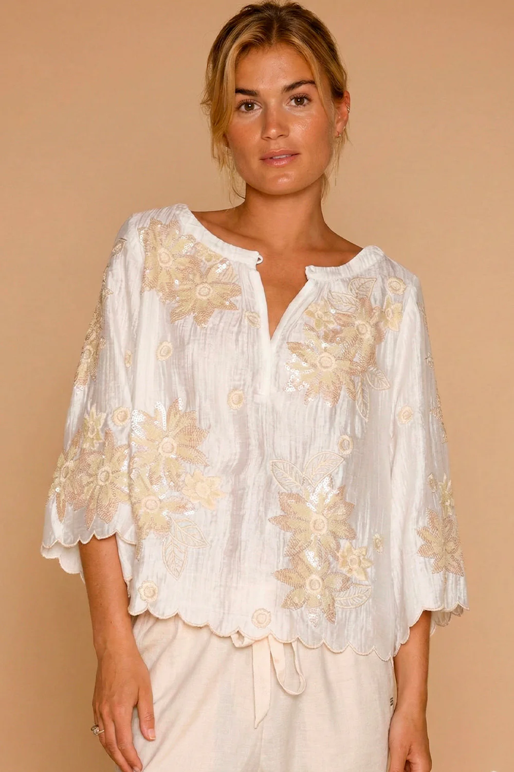 Mira blouse | Off White | Skjorte fra Gustav