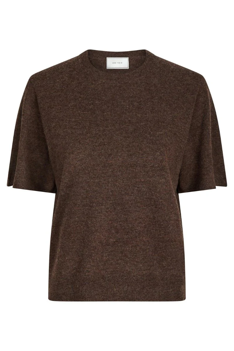 Missy Knit Tee 161927 | Brown Melange | Knitwear fra Neo Noir