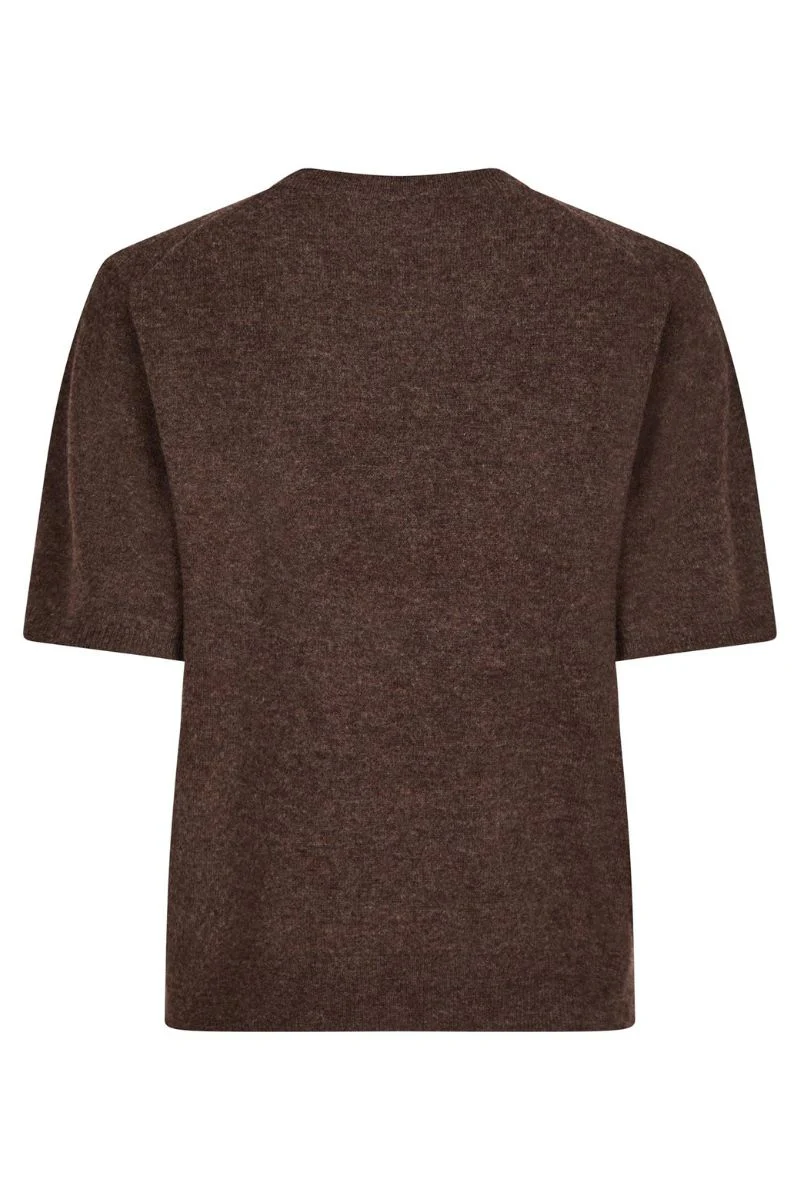 Missy Knit Tee 161927 | Brown Melange | Knitwear fra Neo Noir - Image 4