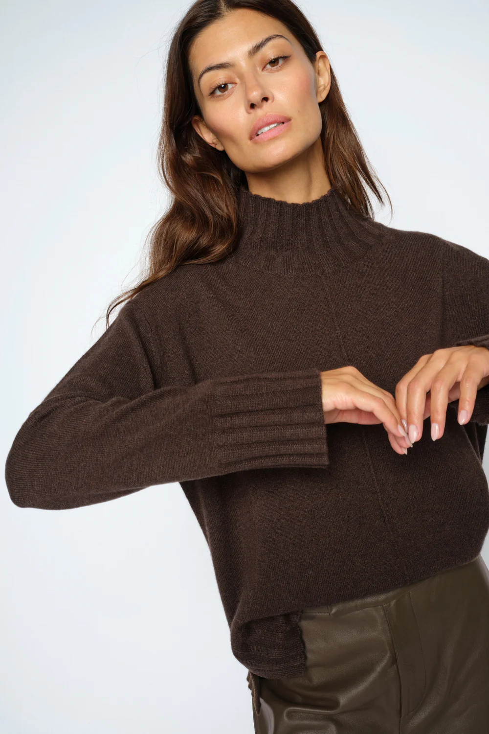 Aima Cashmere Highneck Knit | Delicioso | Strik fra Mos Mosh