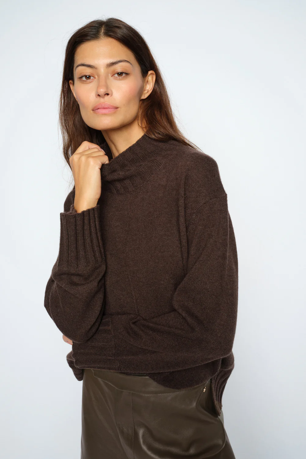 Aima Cashmere Highneck Knit | Delicioso | Strik fra Mos Mosh - Image 3