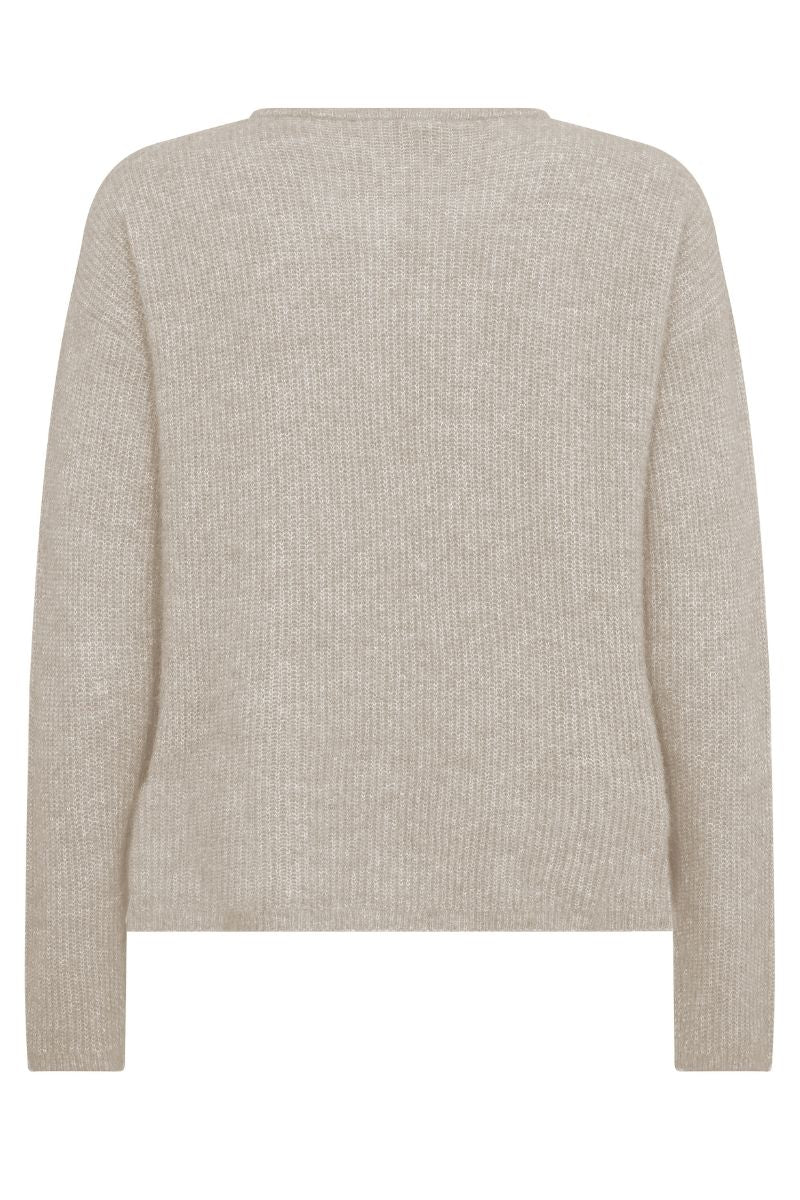 Almine Knit Cardigan | Feather Gray | Strik fra Mos Mosh - Image 2
