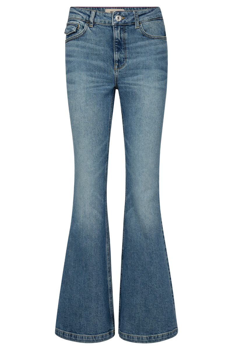 Anita Olympos Jeans Long | Blue | Jeans fra Mos Mosh