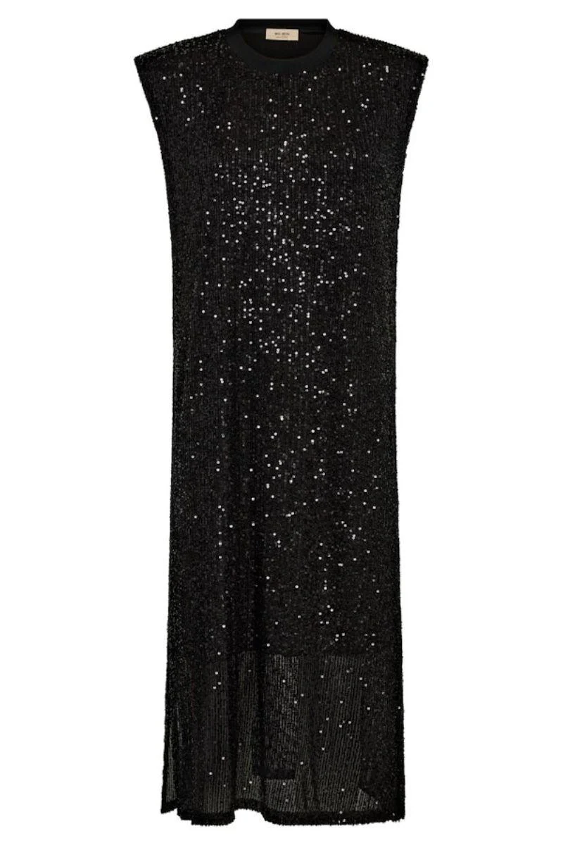 Aran Sequi Dress | Black | Kjole fra Mos Mosh