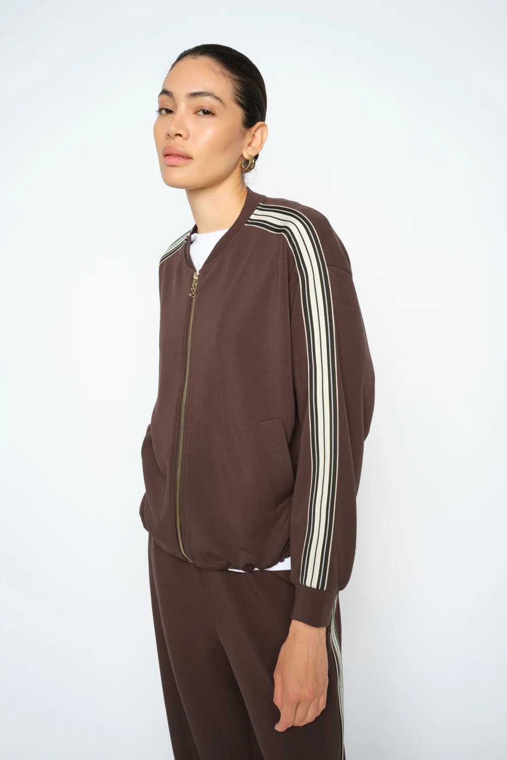 Ardie LS Zip Sweatcardigan | Delicioso | Sweatshirt fra Mos Mosh - Image 3