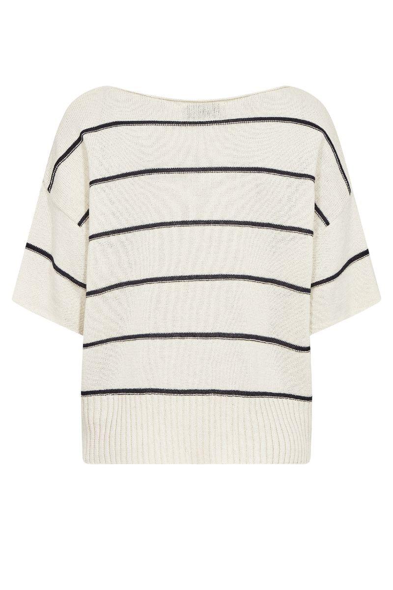 Arlen Paper SS Knit | Ecru | Strik fra Mos Mosh - Image 3