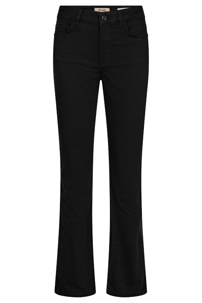 Ashley Deluxe Jeans 30' | Black | Jeans fra Mos Mosh - Image 2