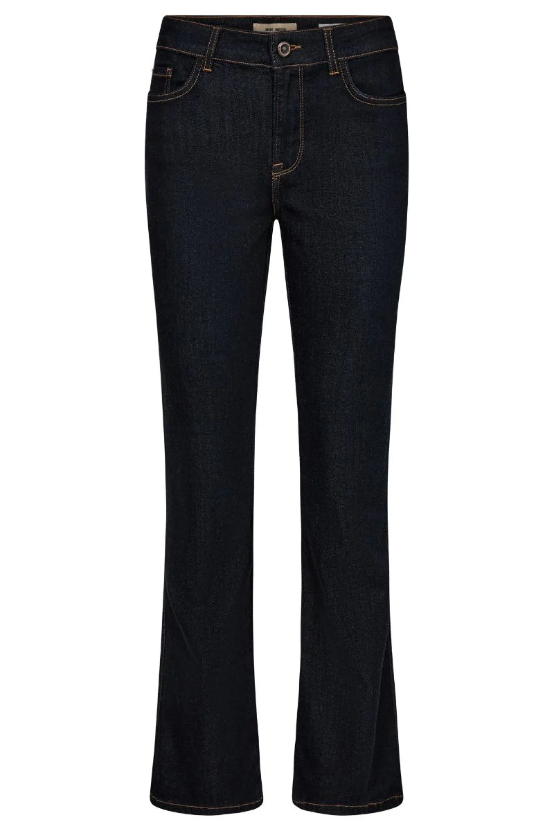 Ashley Deluxe Jeans 30' | Dark Blue | Jeans fra Mos Mosh - Image 2
