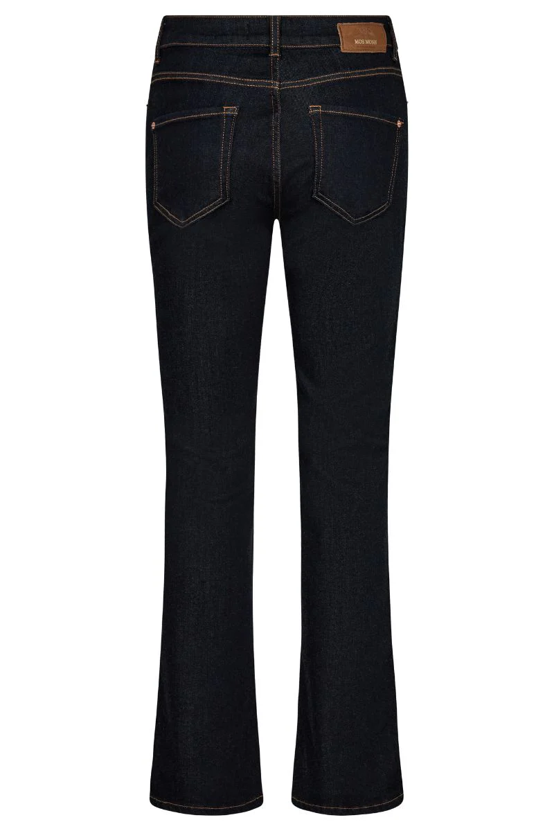 Ashley Deluxe Jeans 30' | Dark Blue | Jeans fra Mos Mosh - Image 8