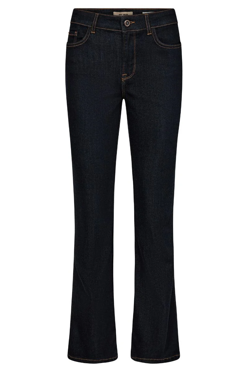 Ashley Deluxe Jeans 32' | Dark Blue | Jeans fra Mos Mosh - Image 2